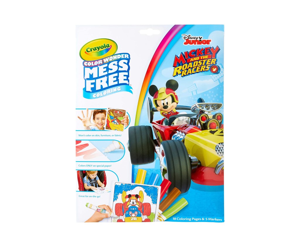 Color Wonder Coloring Pad &amp; Markers, Mickey Mouse Roadster Racers - 757006
